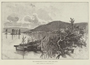 The Earthquake in Japan, Otsu, Lake Biwa